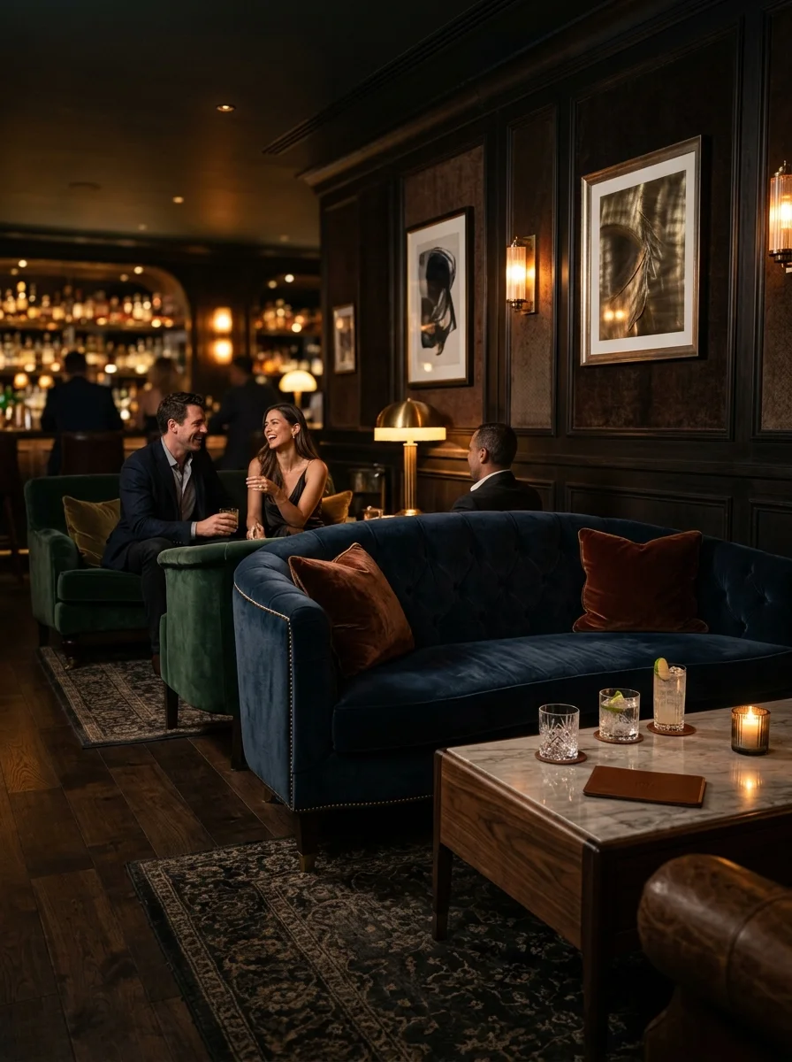 VIP Lounge Alanı ve Konforlu Dekorasyon