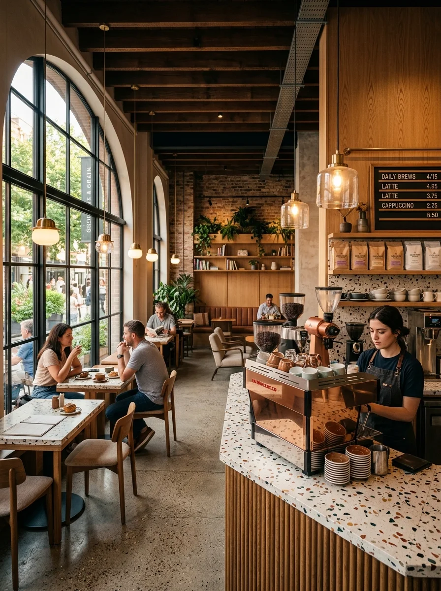 Butik Kahve Dükkanı İç Mimari Tasarımı